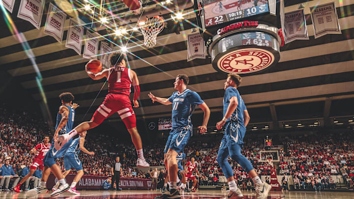 Alabama point guard Marks Sears vs. Creighton