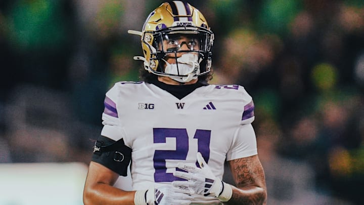 Dyson McCutcheon is shown during the 2024 game at Oregon.