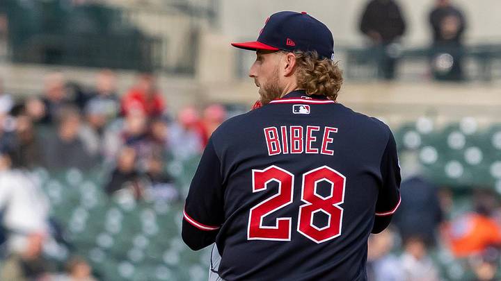 May 20, 2026; Detroit, Michigan, USA; Cleveland Guardians starting pitcher Tanner Bibee (28) delivers during the first inning against the Detroit Tigers at Comerica Park. Mandatory Credit: David Reginek-Imagn Images May 20, 2026; Detroit, Michigan, USA; Cleveland Guardians starting pitcher Tanner Bibee (28) delivers during the first inning against the Detroit Tigers at Comerica Park. Mandatory Credit: David Reginek-Imagn Images