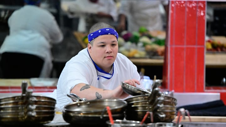 Chef Kyle in Hell's Kitchen Season 23 episode 12