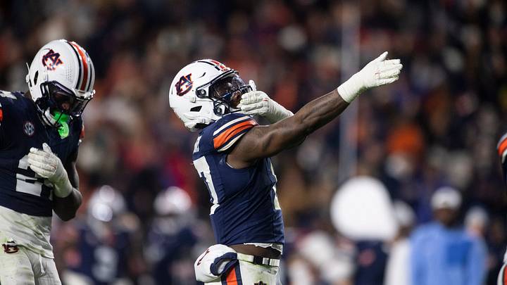 Auburn Tigers linebacker Xavier Atkins (17) was left out of PFF's top 50 ranking that was released earlier this week. Auburn Tigers linebacker Xavier Atkins (17) was left out of PFF's top 50 ranking that was released earlier this week.