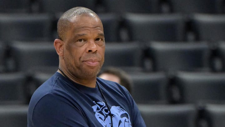 UNC basketball head coach Hubert Davis