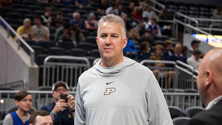 Purdue men's basketball coach Matt Painter. Purdue men's basketball coach Matt Painter.