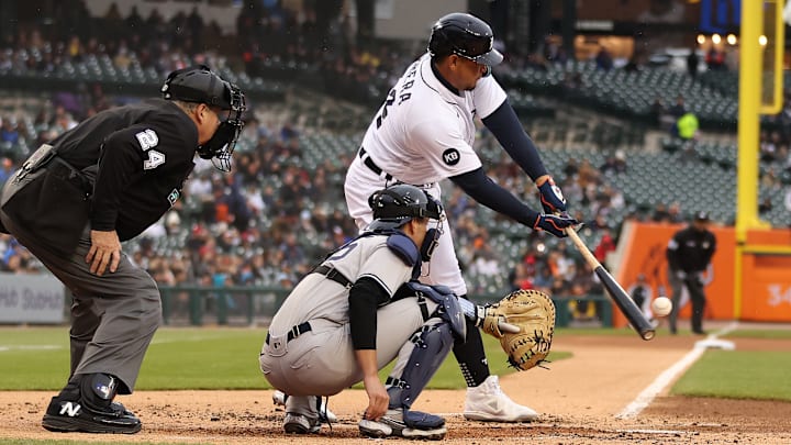 Miguel Cabrera batea bien contra los Yankees 