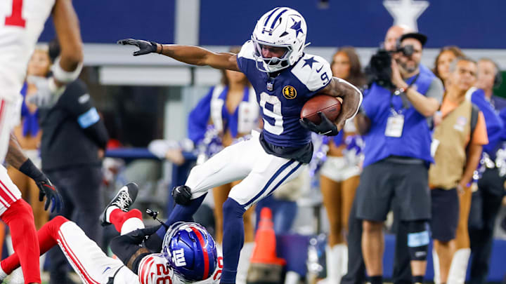 Dallas Cowboys wide receiver KaVontae Turpin makes a reception during the third quarter against the New York Giants at AT&T Stadium. 