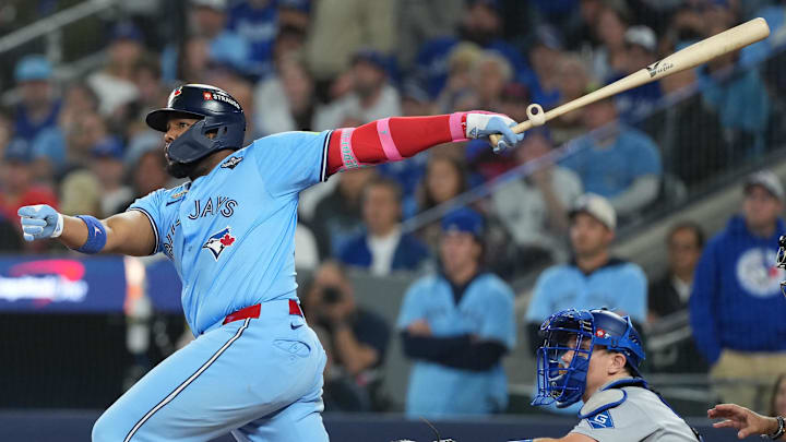 Vladimir Guerrero Jr. is one player who could boost the Blue Jays' home run total this season. Mandatory Credit: Nick Turchiaro-Imagn Images
