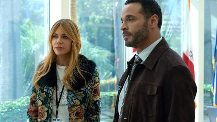 HIGH POTENTIAL - “Under the Rug” - As Morgan and Karadec investigate the mysterious death of a hitman in a car crash, they uncover details that force the LAPD and FBI to partner on the case. Meanwhile, Elliott tries to rekindle romance for his parents. TUESDAY, JAN. 13 (9:00-10:00 p.m. EST) on ABC. (Disney/Jessica Perez) 
KAITLIN OLSON, DANIEL SUNJATA