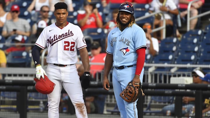 Juan Soto y Vladimir Guerrero Jr. están disfutando compartir en la selección dominicana 