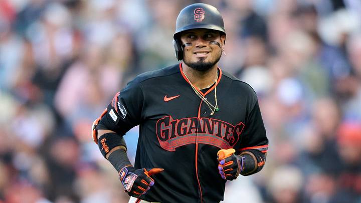 San Francisco Giants infielder Luis Arraez