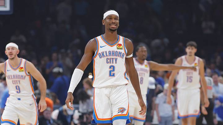 The Oklahoma City Thunder and guard Shai Gilgeous-Alexander have the highest win total projection in the NBA. The Oklahoma City Thunder and guard Shai Gilgeous-Alexander have the highest win total projection in the NBA.