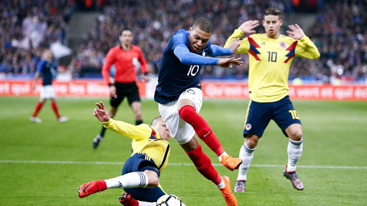 Remanescentes do último duelo em 2018, Mbappé e James Rodríguez estão convocados