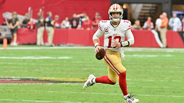 San Francisco 49ers quarterback Brock Purdy.