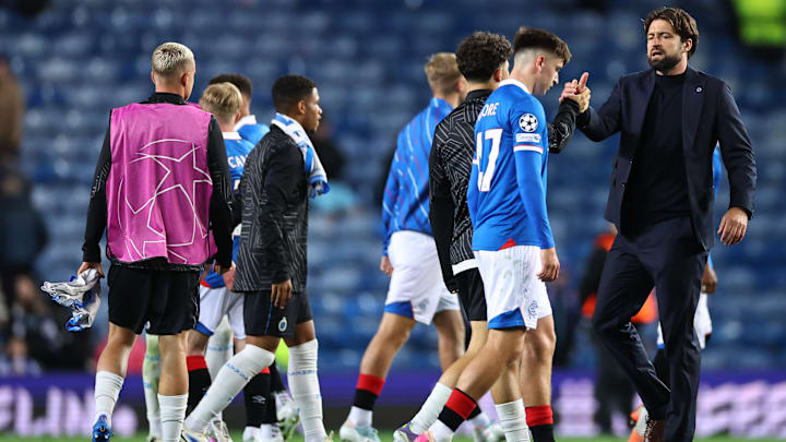 Rangers v Club Brugge - UEFA Champions League Play-offs Round First Leg