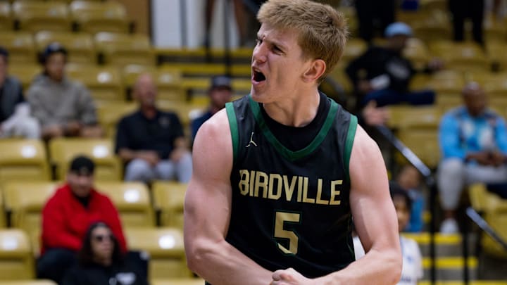 Trent Bowers (5) and Birdville are seeking the program's first state championship.