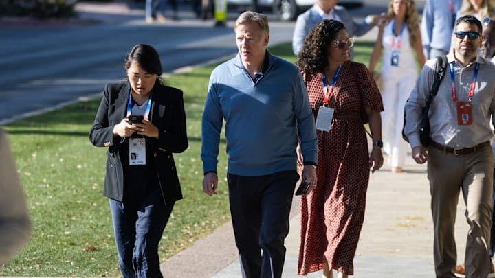 Commissioner Roger Goodell at the owners meetings.