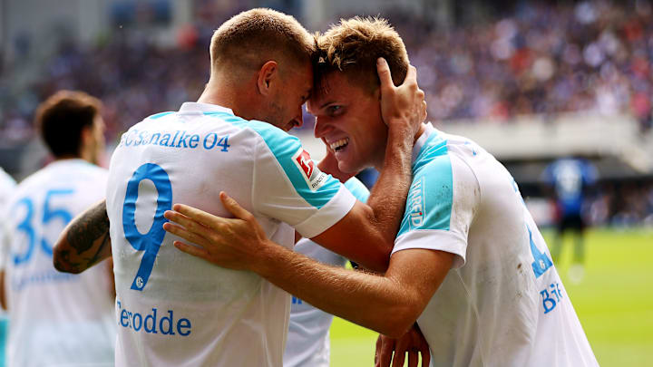 Simon Terodde mit Marius Bülter