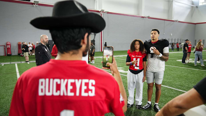 Tavien St. Clair was ticketed for the starting quarterback job with the Ohio State Buckeyes after this season Tavien St. Clair was ticketed for the starting quarterback job with the Ohio State Buckeyes after this season
