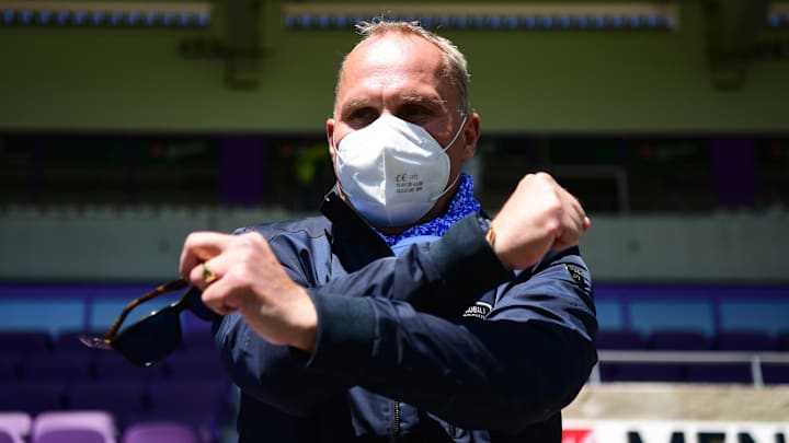 Aue-Präsident Helge Leonhardt Aue-Präsident Helge Leonhardt