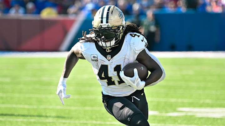 Bet the OVER on Alvin Kamara's rushing yards against the Bears in Week 7.
