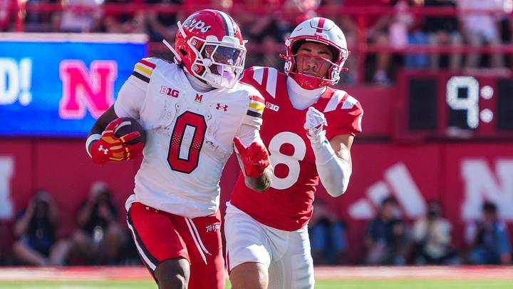 Maryland running back DeJuan Williams is chased by Nebraska's Donovan Jones during a 56-yard run in the second quarter. Maryland running back DeJuan Williams is chased by Nebraska's Donovan Jones during a 56-yard run in the second quarter.