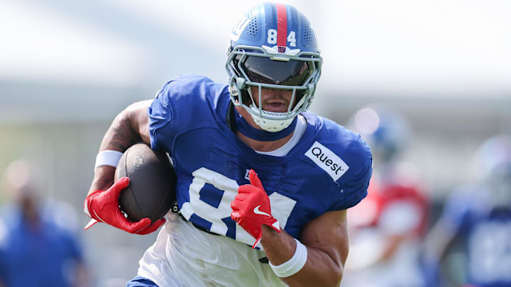 New York Giants tight end Theo Johnson
