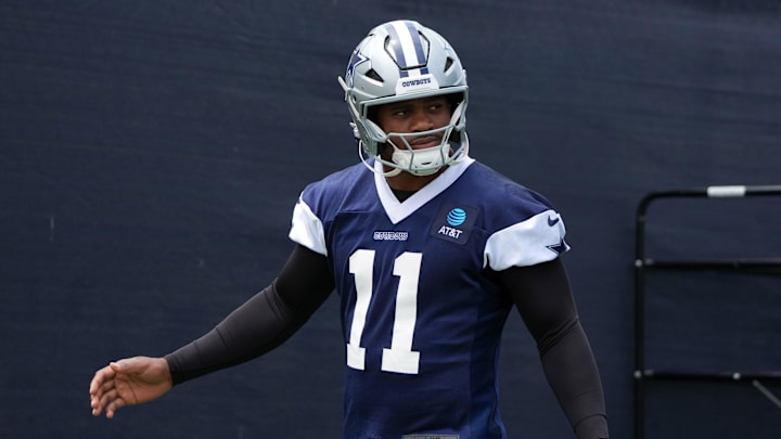 Dallas Cowboys defensive end Micah Parsons during training camp at the River Ridge Fields