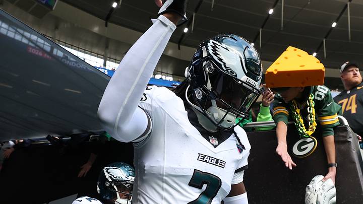 Philadelphia Eagles cornerback Riq Woolen (2). Philadelphia Eagles cornerback Riq Woolen (2).