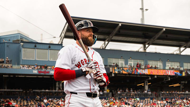 On a rehab assignment with Triple-A Worcester, Red Sox shortstop Trevor Story found himself at Polar Park Sunday as he attempts to return to Boston soon. On a rehab assignment with Triple-A Worcester, Red Sox shortstop Trevor Story found himself at Polar Park Sunday as he attempts to return to Boston soon.