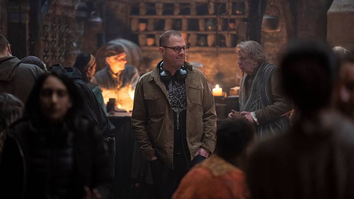 House of the Dragon showrunner Ryan Condal on set during the filming of season 2