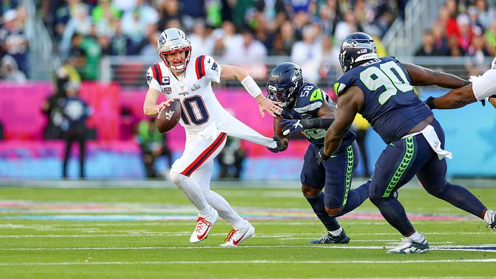 Drake Maye and the Patriots will visit the Seahawks to open the 2026 season.
