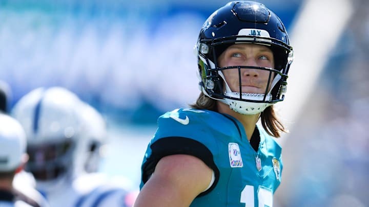 Jacksonville Jaguars quarterback Trevor Lawrence.
