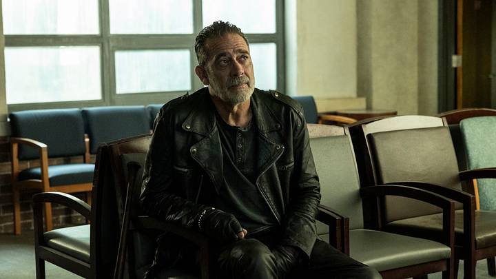 Jeffrey Dean Morgan as Negan - The Walking Dead: Dead City _ Season 3, Episode 1 - Photo Credit: Robert Clark/AMC Jeffrey Dean Morgan as Negan - The Walking Dead: Dead City _ Season 3, Episode 1 - Photo Credit: Robert Clark/AMC