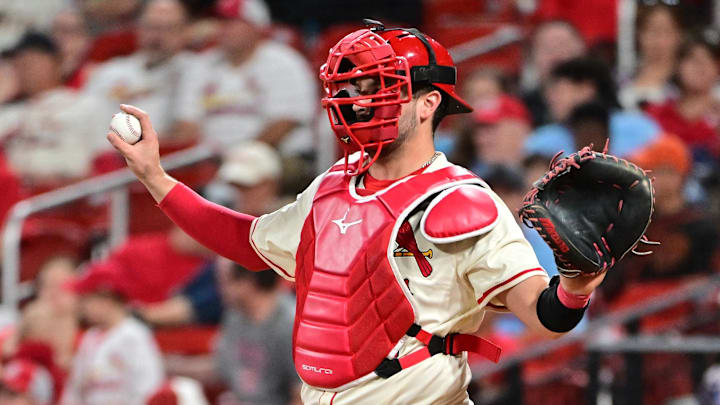 St. Louis Cardinals catcher Jimmy Crooks