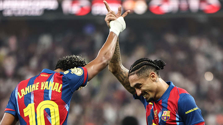 Lamine Yamal et Raphinha