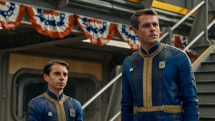 Moisés Arias, Dave Register in Fallout. Credit: JoJo Whilden/Prime Video © 2024 Amazon Content Services LLC