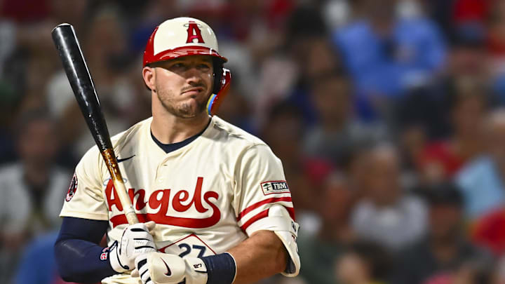 Los Angeles Angels designated hitter Mike Trout has only been to the playoffs once in his career.