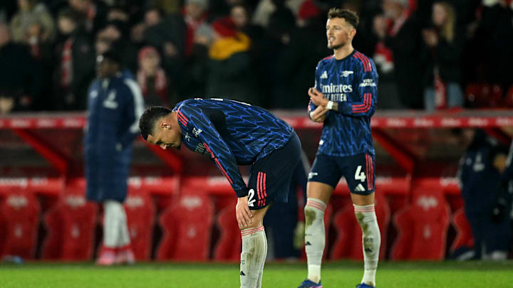 Arsenal could not take advantage of Manchester City's loss in the Manchester derby