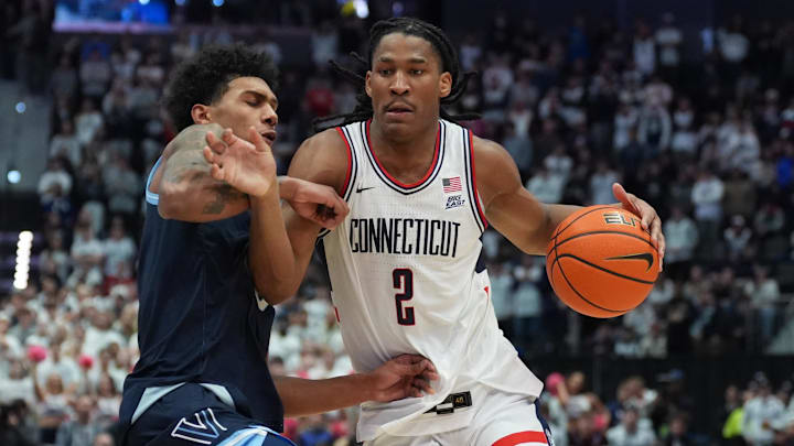 UConn is a slight road favorite against Villanova on Saturday.