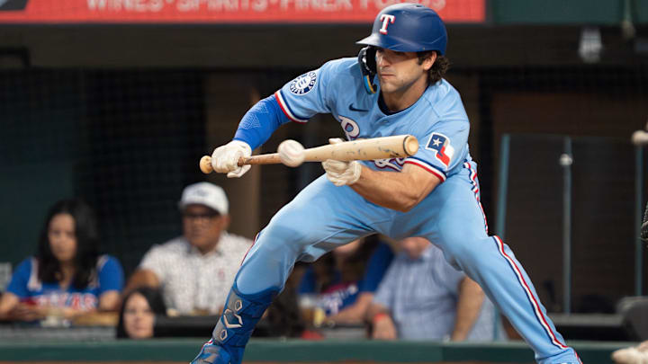 Texas Rangers shortstop Josh Smith.