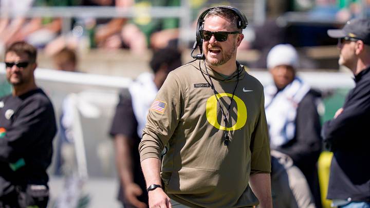 Oregon head coach Dan Lanning. Oregon head coach Dan Lanning.