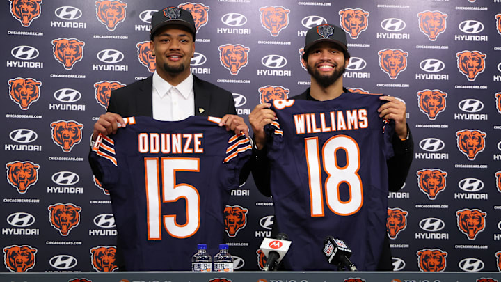 Chicago Bears Introduce Quarterback Caleb Williams And Wide Receiver Rome Odunze