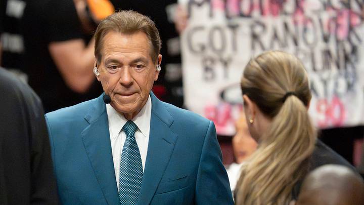 Former Alabama coach Nick Saban did not list the Tide as a potential championship pick on the Pat McAfee Show. Former Alabama coach Nick Saban did not list the Tide as a potential championship pick on the Pat McAfee Show.
