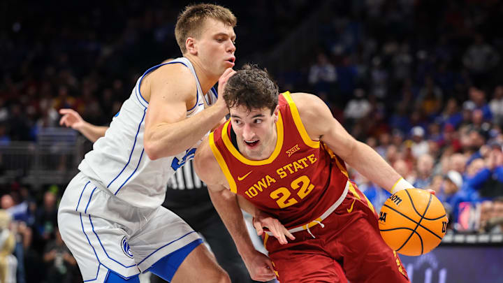Milan Momcilovic and Iowa State will find out where they are headed in the NCAA Tournament on Sunday. Milan Momcilovic and Iowa State will find out where they are headed in the NCAA Tournament on Sunday.
