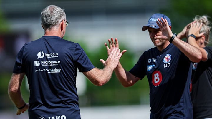 Dirk Heinrichs (links) mit Marco Gebhardt (rechts).