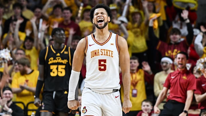 Iowa State is favored against Arizona State in the second round of the Big 12 tournament.