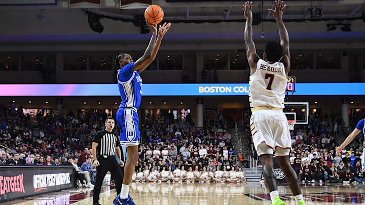 Duke basketball guard Isaiah Evans