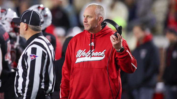 NC State football head coach Dave Doeren