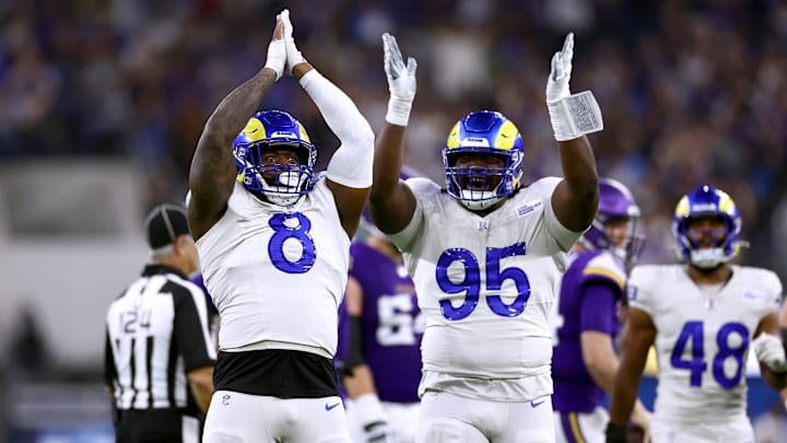 Minnesota Vikings v Los Angeles Rams, Jared Verse, Bobby Brown III