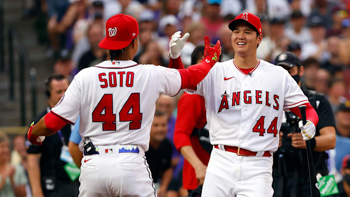 Juan Soto & Shohei Ohtani at the 2021 T-Mobile Home Run Derby