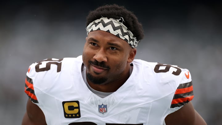 Cleveland Browns defensive end Myles Garrett
